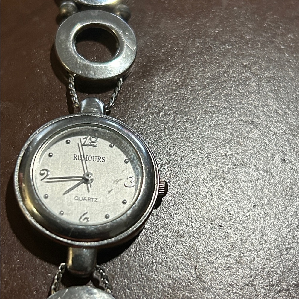 Signed Rumours Silver Tone Watch! - image 2